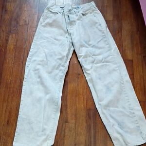 Straight Leg Light Washed Pants